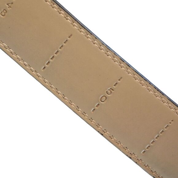 MIO MARINO Belt Black NWOT Linxx Designer Ratchet Leather ADJUSTABLE up to 58" - Picture 11 of 12